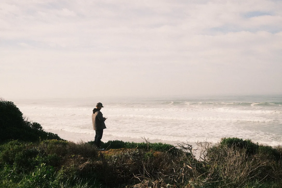 Clifftop overlooking the ocean