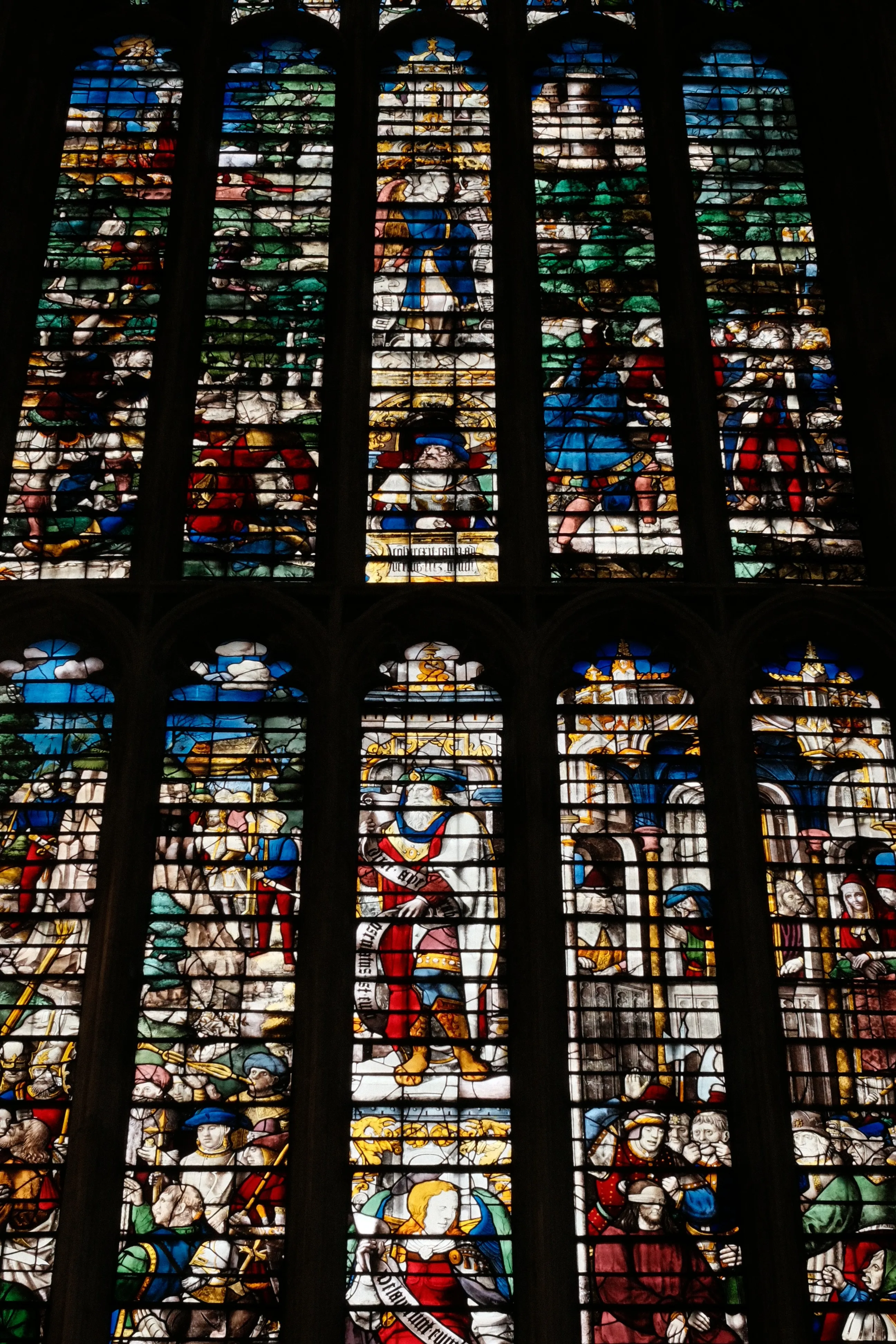 Kings College glass dark