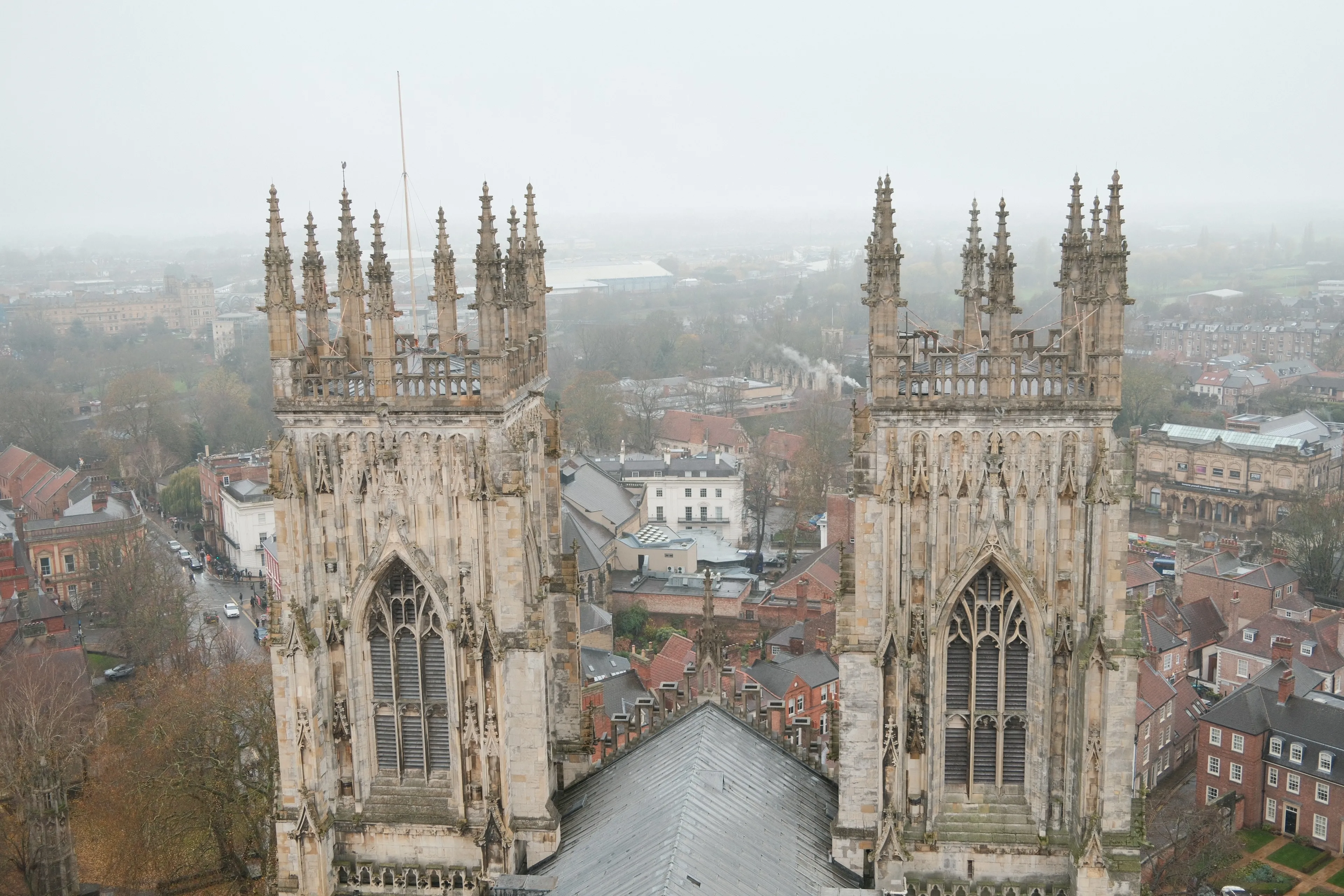 York Minster top towers